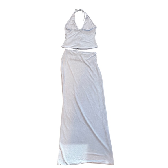 Oh Polly - Cedara Ruched Maxi Skirt & Covia Open-Front Halter - Picture 3 of 3